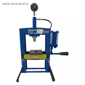 Пресс гидравлический AE&T T61210M, 10 т, 0-340 мм, ход штока 180 мм, рабочая зона 335 мм