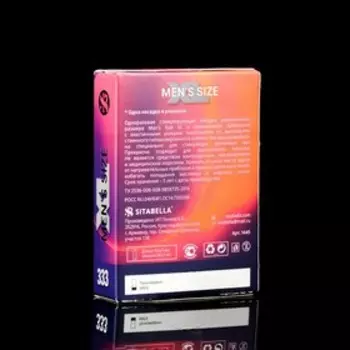 Презерватив-насадка стимулирующая MENS SIZE 333, 1 шт.