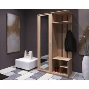 Прихожая «Велес», 1120 440 2220 мм, универсальная, цвет дуб сонома