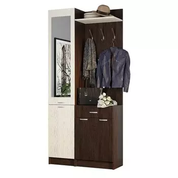 Прихожая Амор 950х368х2100 венге/лоредо