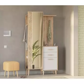 Прихожая «Дива», 10003262000 мм, цвет дуб крафт золотой / кашемир серый