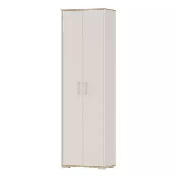 Прихожая «Домино», шкаф для одежды, 6003602020 мм, дуб крафт золотой / кашемир серый