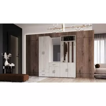 Прихожая «Ева new», 20004502236 мм, цвет крафт белый