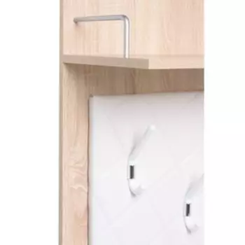 Прихожая Герда-3 Дуб Сонома/белый