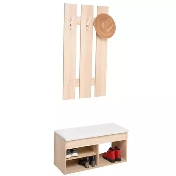 Прихожая Герда-8 Дуб Сонома/белый