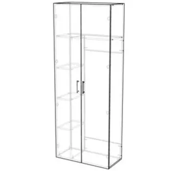 Прихожая «Грейвуд», 2550 380 2050 мм, цвет пайн бетон тёмный / пайн бетон светлый