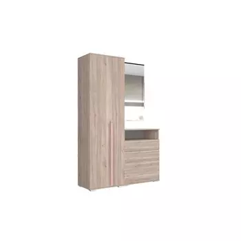 Прихожая «Лайк К3», 1320 420 2100 мм, цвет дуб мария / роуз