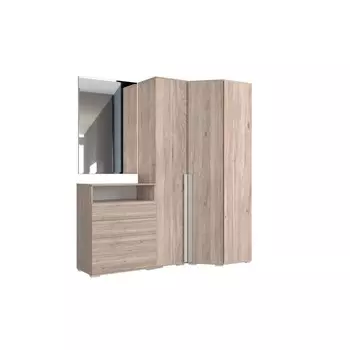 Прихожая «Лайк К5», 1800 × 700 × 2100 мм, цвет дуб мария / галька