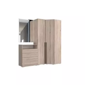 Прихожая «Лайк К5», 1800 × 700 × 2100 мм, цвет дуб мария / какао