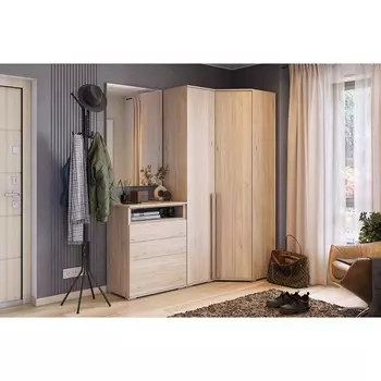 Прихожая «Лайк К5», 1800 × 700 × 2100 мм, цвет дуб мария / какао