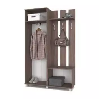 Прихожая Лира 370х1200х1900 Шимо темный/светлый