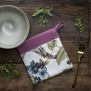 Прихватка «Дея», размер 20х20 см, цвет розовый