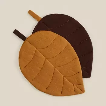 Прихватка для кухни осенняя SL HOME Kitchen autumn, 1827 см, 100% лён, синтепон, 200 г/м2