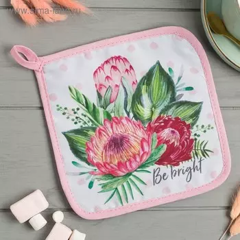 Прихватка «Доляна» Be bright, 1717 см, 35% хлопок, 65% п/э, ватин 250 г/м