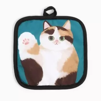 Прихватка Доляна Котики "Василий" 17*17 см 100% п/э