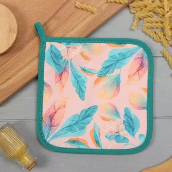 Прихватка «Этель. Птичка», 1919 см, саржа,100% хлопок, ватин 250 г/м