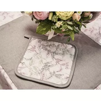 Прихватка Marengo, размер 20х20 см, цвет серый