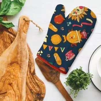 Прихватка-рукавица, размер 18х28 см