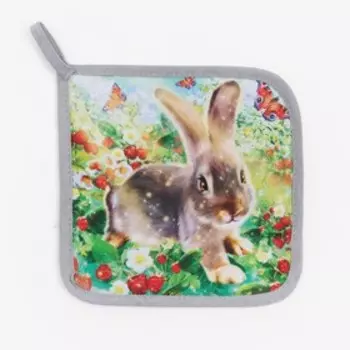 Прихватка "Солнечный день" 17х17 см, 35% х/л, 65% п/э, ватин 250г/м2