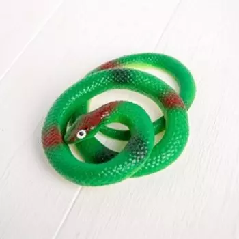 Прикол «Гадюка», резиновая, 70 см, цвет зелёный