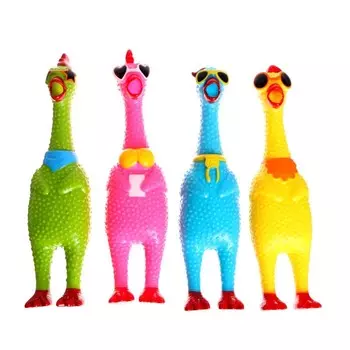 Прикол «Курица» кричит, цвета МИКС