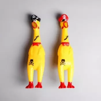 Прикол курица «Пират», кричит, виды МИКС