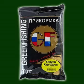 Прикормка GF КАРП/КАРАСЬ Кукуруза 1кг