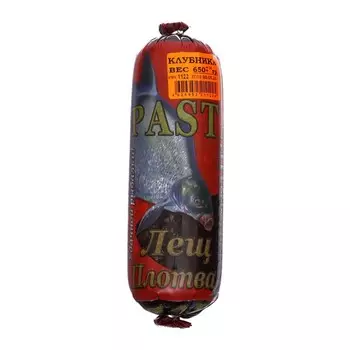 Прикормка Лещ-Плотва паста, клубника, 650 г