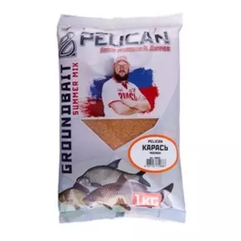Прикормка Pelican КАРАСЬ Чеснок 1кг