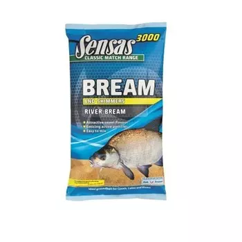 Прикормка Sensas 3000 RIVER BREAM 1кг