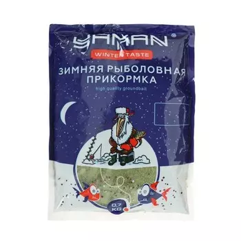 Прикормка Yaman Winter Taste Карась зимняя, анис, цвет зелёный, 700 г