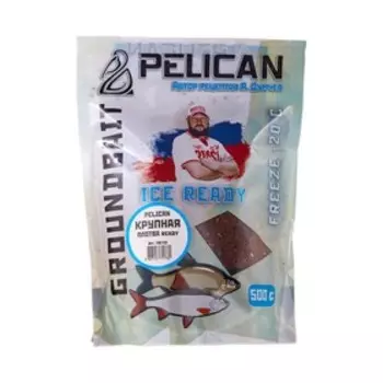 Прикормка зим. готовая Pelican ПЛОТВА КРУПНАЯ 0,5кг