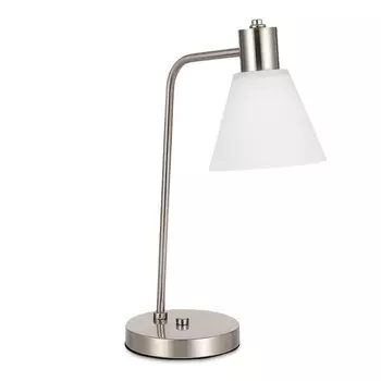 Прикроватная лампа Evoluce. SLE1561-104-01. Arki. 1х60 Вт, E27, 16х16х43,8 см, цвет никель
