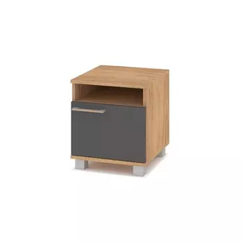 Прикроватная тумба Аманда, 400х420х450 Золотой дуб/графит