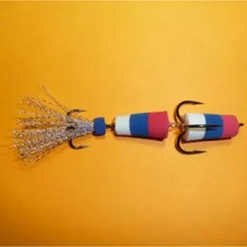 Приманка джиг. ФЛАЖОК 11 крас./син./бел.