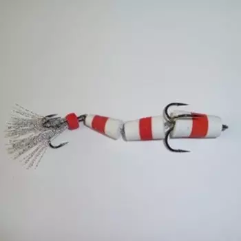 Приманка джиг. ФЛАЖОК 15 бел./крас./бел.