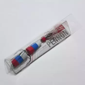Приманка джиговая LJ PENNON №11, 9 см, красный-синий-белый, в блистере