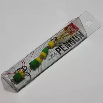 Приманка джиг. LJ PENNON 25 зел./жел. в блистере