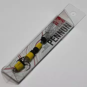 Приманка джиг. LJ PENNON 25 жел./черн. в блистере