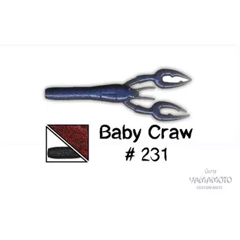 Приманка GARY YAMAMOTO Baby Craw, 95 мм, 10 шт., набор, 01854_3144