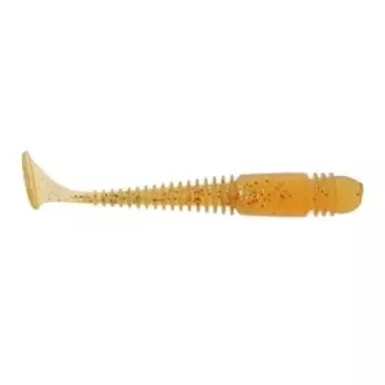 Приманка силиконовая Master Twist FRY 3,9 ", цвет 025, набор 4 шт, горчичный