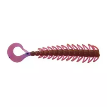 Приманка силиконовая Master Twist SKOLOPENDRA 3", цвет 024, набор 5 шт, фиолетовый