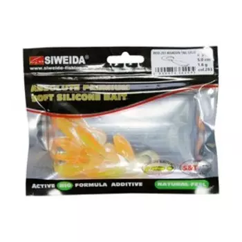 Приманка силиконовая SIWEIDA "Assassin Tail Grub" 5,0см 1,6г (8шт.) цв. 283