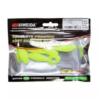 Приманка силиконовая SIWEIDA "Assassin Tail Grub" 7,5см 4,7г (6шт.) цв. 165