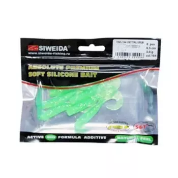 Приманка силиконовая SIWEIDA "Fat Tail Grub" 6,5см 3,0г (8шт.) цв. 164