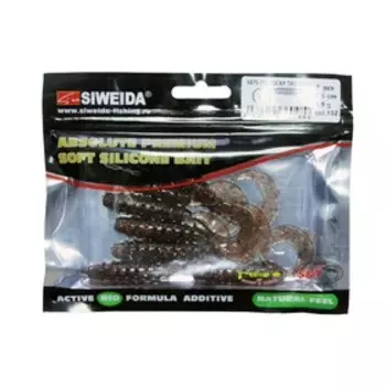 Приманка силиконовая SIWEIDA "Lucky Tail Grub" 7,5см 3,9г (7шт.) цв. 192