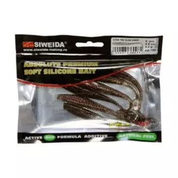 Приманка силиконовая SIWEIDA "Slim Shad" 8,8см 3,2г (6шт.) цв. 192