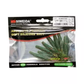 Приманка силиконовая SIWEIDA "Swim Shad" 6,5см 2,6г (8шт.) цв. 189