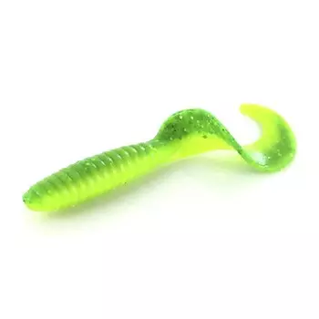 Приманка Yoshi Onyx TICKLE TAIL, 65 мм, съедобная, силиконовая, цвет D001, 4 шт., набор