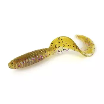 Приманка Yoshi Onyx TICKLE TAIL, 65 мм, съедобная, силиконовая, цвет K058, 4 шт., набор